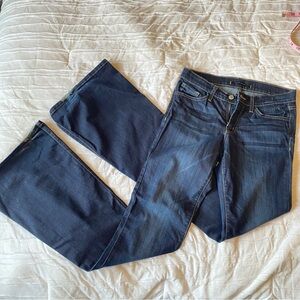 Flying monkey flare jeans